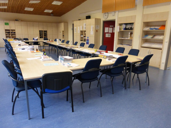 Einblick ins Eichener Lehrerzimmer
