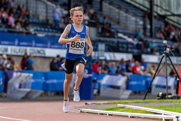 Under-13 winner Rhuairdh Laing (photo credit: Bobby Gavin)