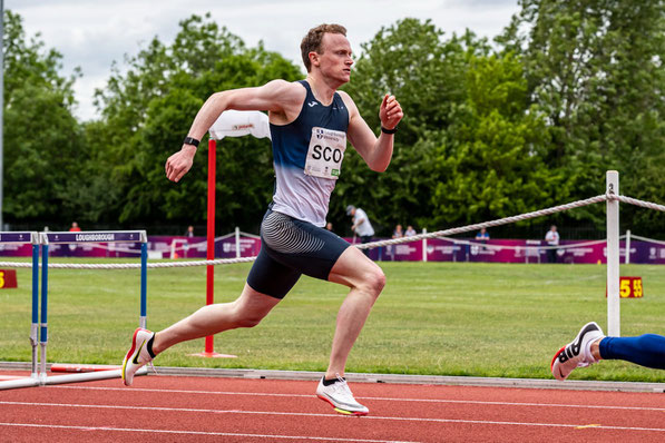 Jack Lawrie at Loughborough on 22 May, photo credit: Bobby Gavin