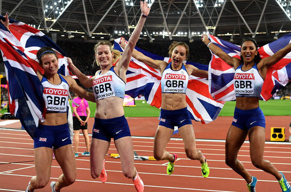 Zoey Clark and Eilidh Doyle won relay silver at London 2017, along with teammates Emily Diamond and Laviai Nielsen