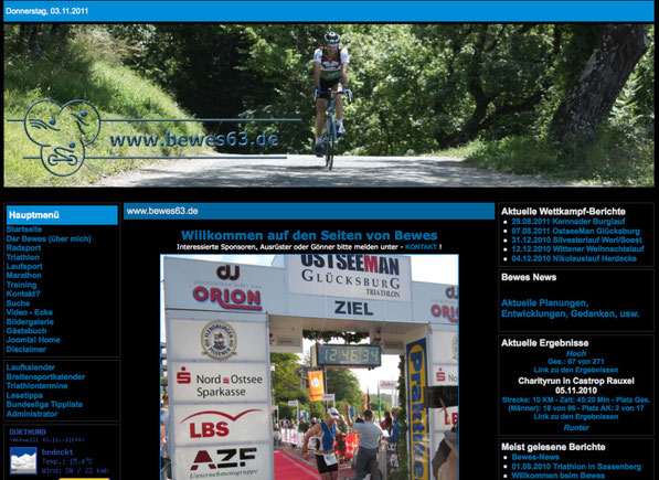 Die alte Homepage ist Geschichte