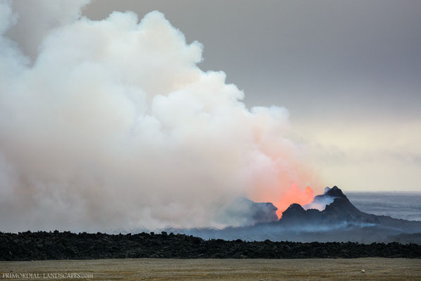 Holuhraun, Bárðarbunga, Ódáðahraun, Odadahraun, Dyngjusandur, Vulkan, Lava, Dyngjujökull