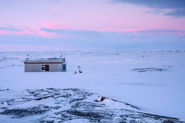 Ferðafélag Akureyrar, Skáli, hut, Botni, Suðurárbotnar, Sudurarbotnar, Winter, Öskjuvegur, Útbruni, Frambruni, Lava