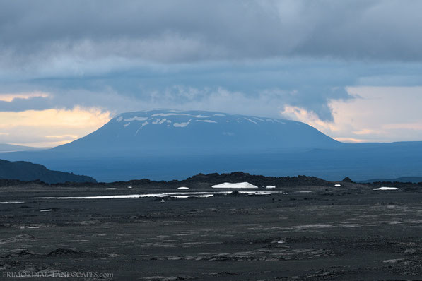 Sellandafjall, Ùtbruni, Ódáðahraun, Lava, Winter, Snow, desert, Iceland, Island, Thuya, Table Mountain, Tafelberg, Vulkan