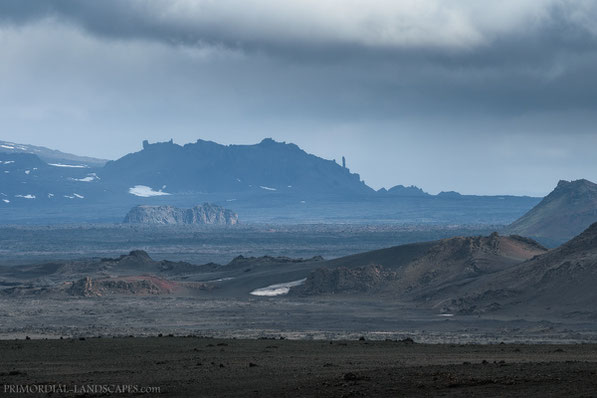 Mývatnsöræfi, Útbruni, Bræðrafell, Braedrafell, Ódáðahraun, Odadahraun, Lava, Iceland, Island, spire