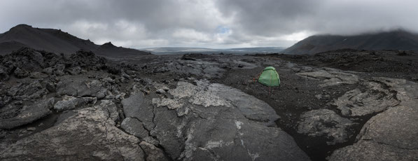 Kistufell, Vatnajökull Nationalpark, Hilleberg Soulo, Tent, Trekking