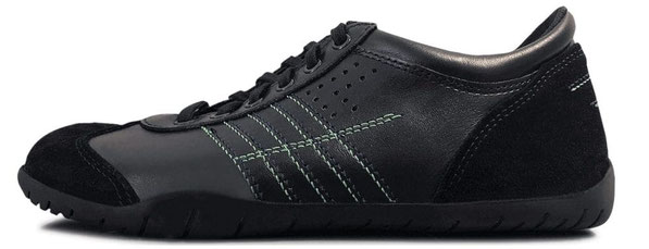 Barfuß Laufschuh Rapido aus schwarzem Leder