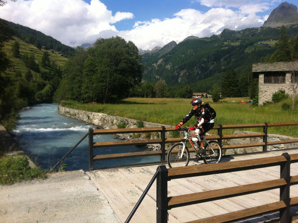 in avvicinamento a Champoluc 