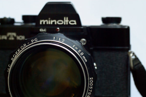 Minolta MC Rokkor-PG 58mm F1.2 - 使ってみた Minolta MC Rokkor-PG 58mm F1.2 - 使ってみた