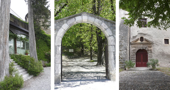 Entrée, châteaux, Picomtal, Tallard, Montmaur, Hautes Alpes, Tourisme