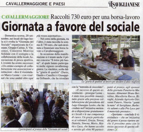 Dal il Saviglianese Giovedi 27 settembre 2015