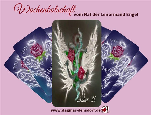Wochenbotschaft "Rat Lenormand Engel" aus D.D.'s Engel Lenormand