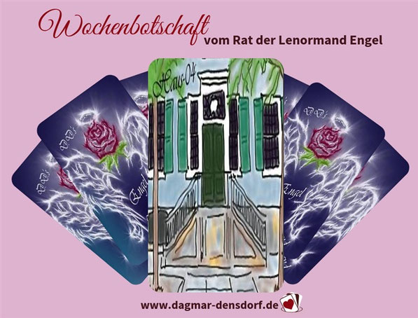 Wochenbotschaft "Rat Lenormand Engel" aus D.D.'s Engel Lenormand