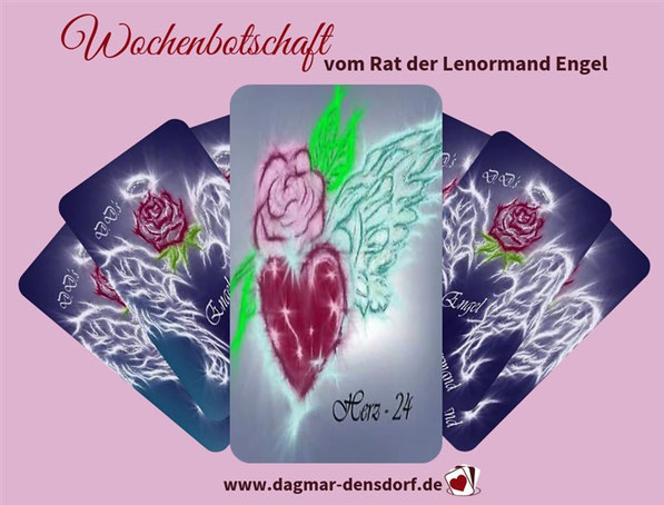 Wochenbotschaft "Rat Lenormand Engel" aus D.D.'s Engel Lenormand