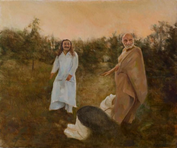 Painting by Gregg Rosen