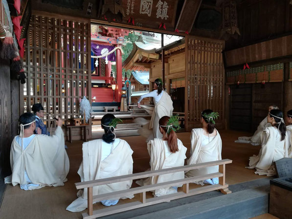 2019年4月に執り行った河口浅間神社でのご奉納