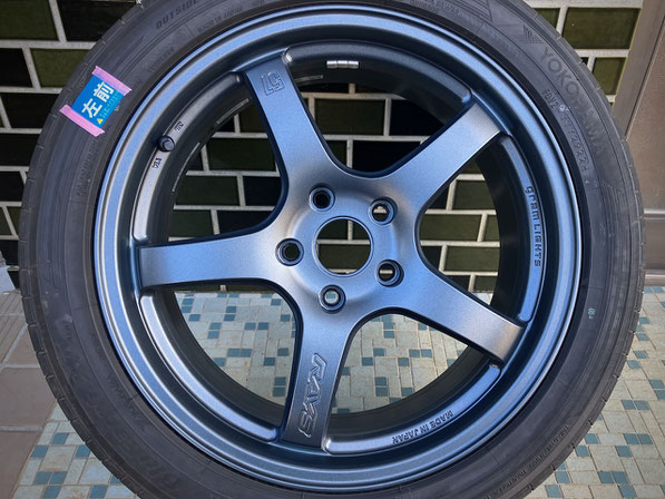 RAYS GL-57CR　ホイールリペア　松戸市　松飛台　トータルリペア ラディックス