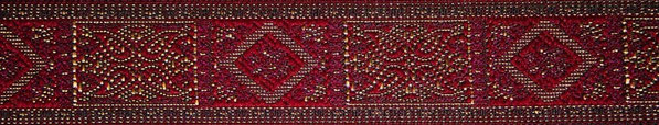 'Kassetten' rot-magenta-gold - 24 mm