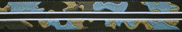 'sporty camo' blau - 25 mm