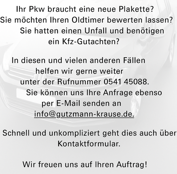 Kfz Gutachten erstellen Schaden TÜV SÜD Auto Partner Gutzmann und Krause