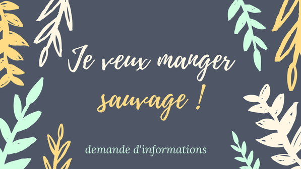 Formation plantes sauvages comestibles