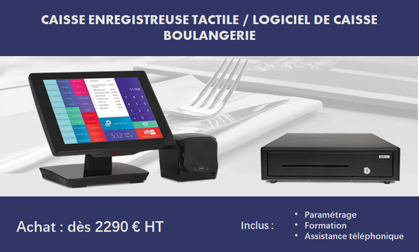 achat solution d'encaissement boulangerie