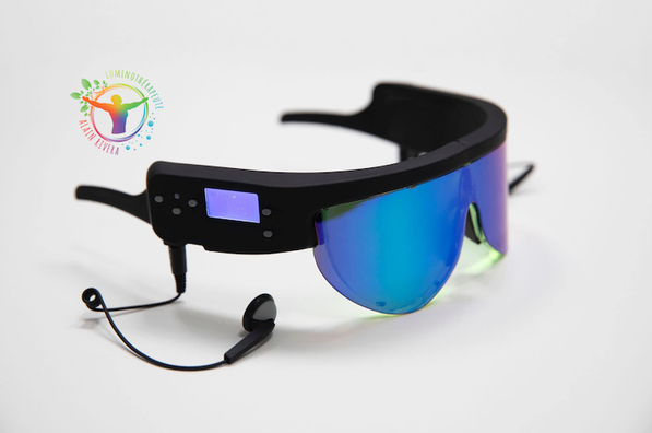 lunettes luminotherapie noire  psio 3.0 pour alzheimer site alain rivera ambassadeur psio clinique pole sante rochefort