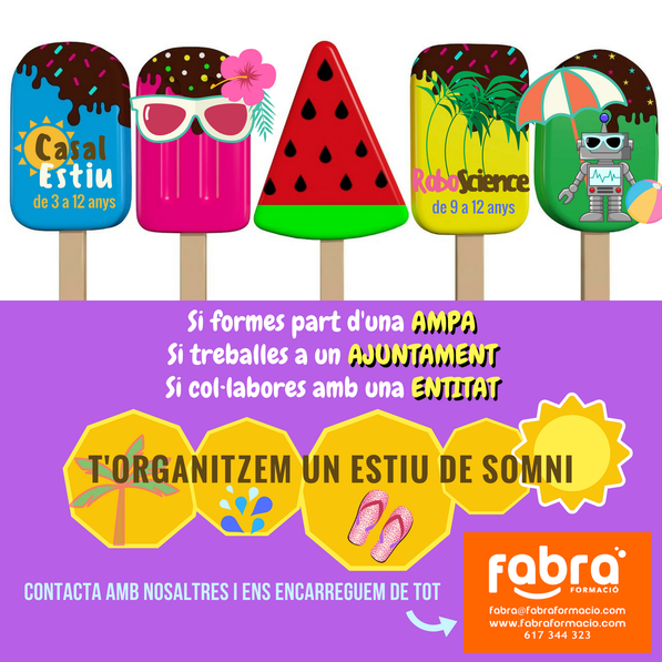 estiu fabra casal lleida ampa escola ajuntament poble entitat infants nens nenes roboscience robotina anys col·legi colegi organitzacio lleure 2018 torrefarrera corbins vilanova segria bellpuig mollerussa tarrega balaguer alpicat alguaire benavent llivia 