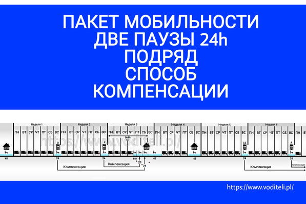 Компенсация две паузы 24 часа