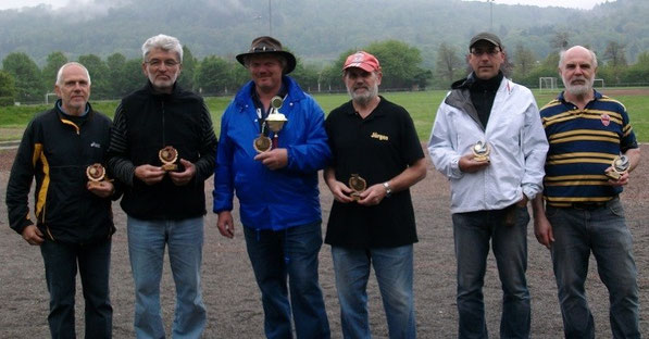 v.l. Helmut Held, Dragoljub Radonjic, Jörg Vahlbruch, Jürgen Meier, Frank Sandmann, Bernd Rösemeier
