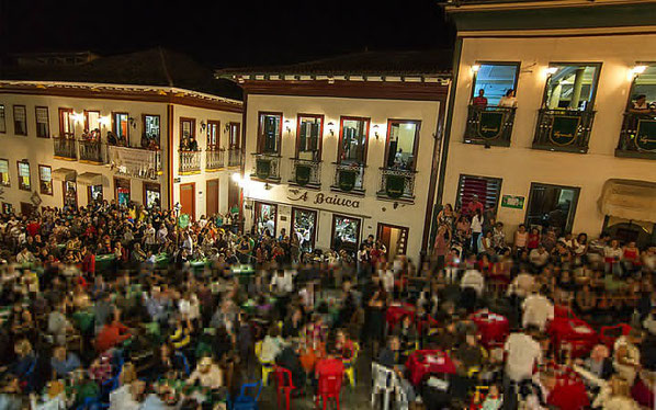 A Vesperata, antes da Covid, na Rua da Quitanda