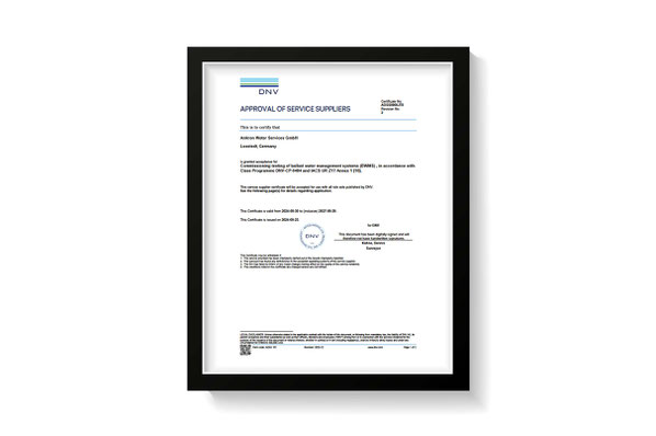Service supplier; Approved service supplier; AoSS; DNV; class approval; approval certificate; commissioning test; commissioning testing; class society; classification society