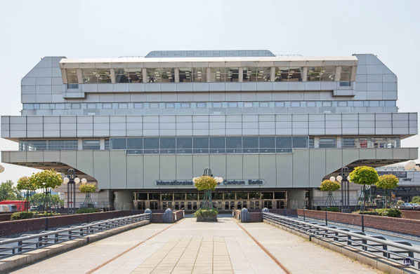 Das ICC. Lange hinsichtlich Nutzung oder Abbruch umstritten.