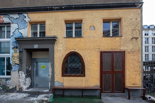 Der Eingangsbereich der Stadtklause nach der Schließung der Gaststätte.