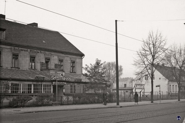 Restaurant Freiberg am Mariendorfer Damm in den 1950er Jahren.