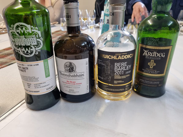 Part of the whiskies at the Enchanting Scotland Show