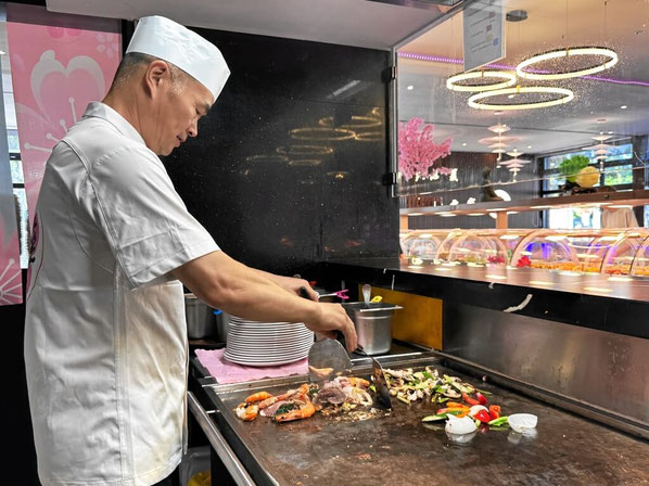 Mongolischer Grill, Teppanyaki