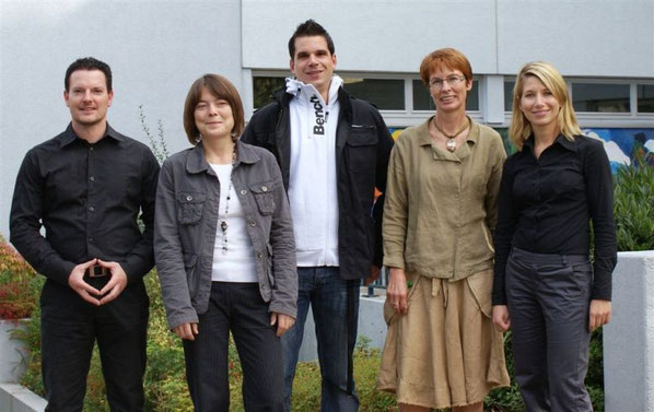 Marco Rieder, Marcelle Detzel, Daniel Jacob, Marianne Ochsenreither und Daniela Micek