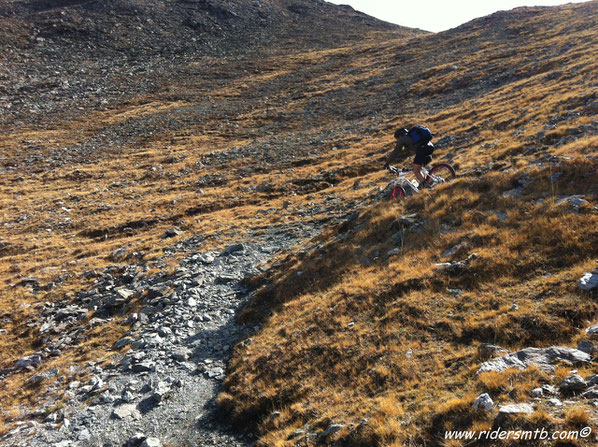 single track davvero divertente....ripaga sicuramente dalle fatiche spese per raggiungere il colle 