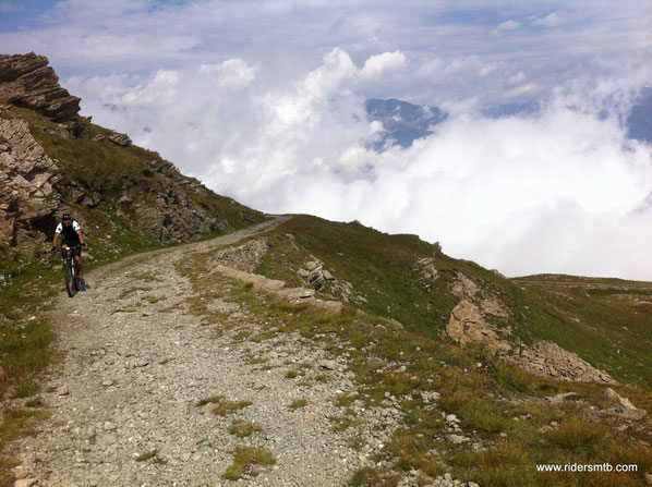 la cima del Ciantiplagna è poco sopra di noi....ci limitiamo a vederla