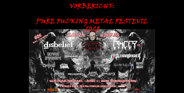 Header - Pure Fucking Metal Festevil 2025