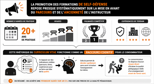 La promotion des formations en self-défense