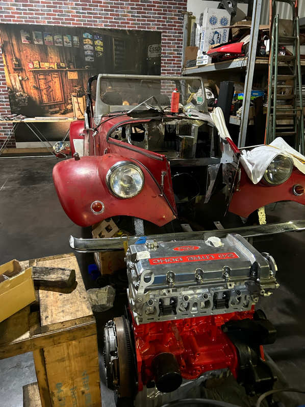  Spartan Roadster Ford on December 31, 2022, The French Spartan is being renovated step by step.