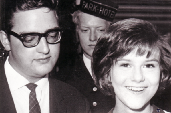 Nero Brandenburg und Peggy March 1964 am Parkhotel