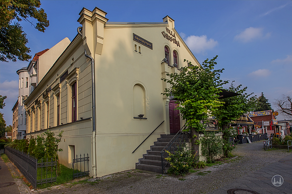 Alter Gutshof Freiberg, Alt-Mariendorf in Berlin. Eingangsbereich des Gebäudes.