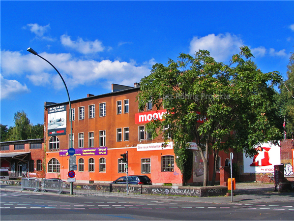 Zollpackhof der Anhalter Bahn, Berlin, Yorckstraße. Kopfbau an der Möckernstraße.