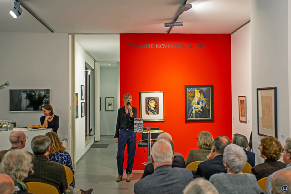 Bruno Taut. Präsentation in der Salongalerie Möwe. Jenny Schilly, Enkelin Bruno Tauts.