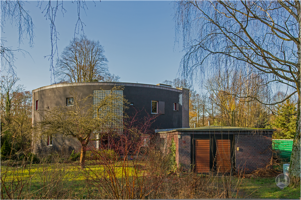 Bruno Taut, Blankenfelde-Mahlow. Privates Wohnhaus von Bruno Taut. Straßenseite.