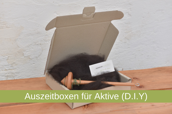 Auszeitbox, D.I.Y., Spinnen, Filzen, Stricken, Handwerk,  Filzbox, Spinnbox, Strickbox