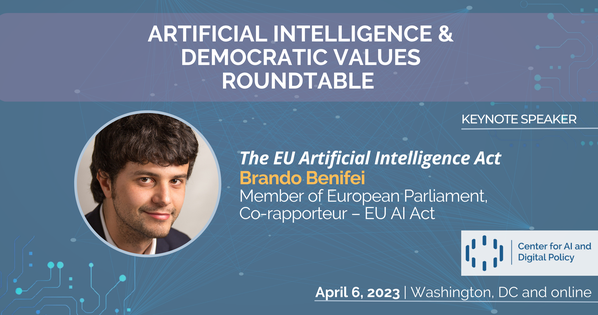 MEP Brando Benifei, Co-rapporteur, EU AI Act